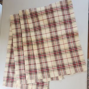 Park Designs Set of 4 Plaid Place Mats